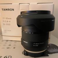 Obiettivo Tamron 17-35mm grandangolo per Canon EF