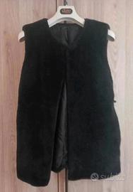 smanicato in pelliccia sintetica donna 