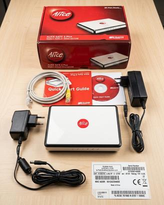 Modem Telecom Italia Alice Gate 2 Plus ADSL2+