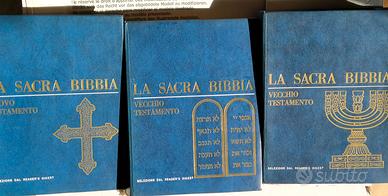 La sacra bibbia 3 volumi