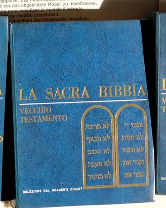 La sacra bibbia 3 volumi
