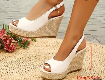 sandali 37 con zeppa
