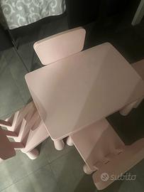 tavolo con sedie bambini ikea