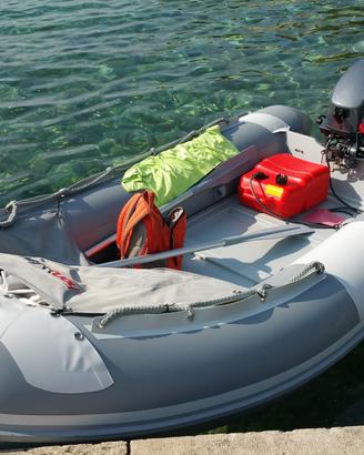 Gommone lomac con fuoribordo yamaha + accessori