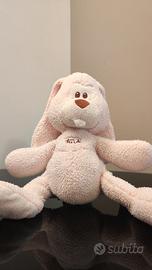Peluche Trudi coniglio rosa chiaro