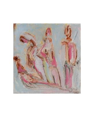 Quadro dipinto a mano - The Dancers Falling 