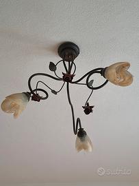 lampadario completo di luci led 