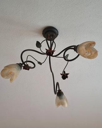 lampadario completo di luci led 