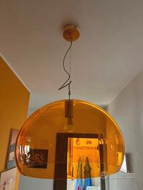 Lampadario Arancione anni 2000