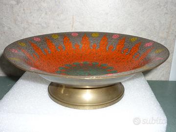 Alzatina portafrutta ottone