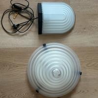 Set  Fabbian plafoniera +lampada da comodino