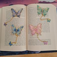 4 Segnalibri Farfalla