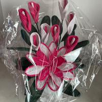 Composizione florare artiginale all’uncinetto 🌺