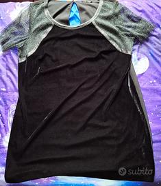 Maglia abito OVS nero maniche corte mis. XL Usata