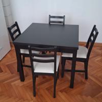 TAVOLO SALOTTO, 4 SEDIE