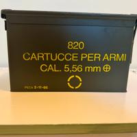Cassetta vintage per munizioni