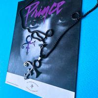 "Prince" Collana e Pendente in metallo nero