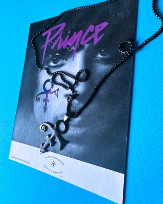 "Prince" Collana e Pendente in metallo nero