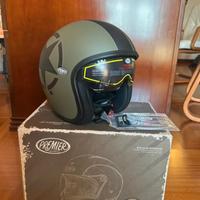 Casco jet Premier verde militare - nuovo