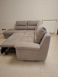 Divano letto con pouf