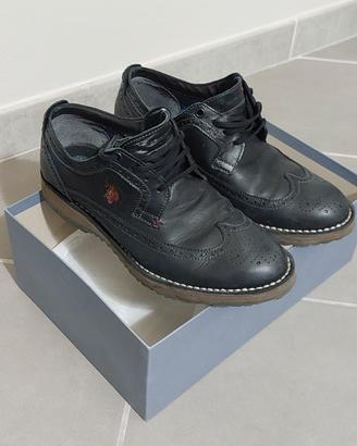 Scarpe U.S.Polo Assn.Since1890 n42 pelle blu notte