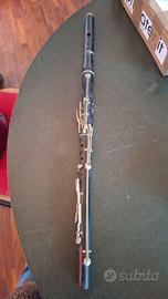 Flauto traverso antico legno