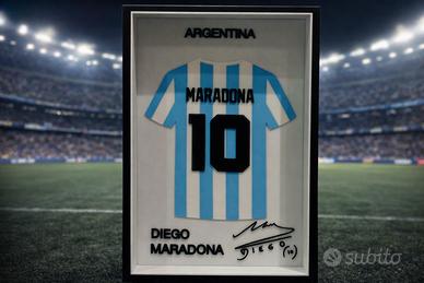 Cornice maglia da calcio Maradona Numero 10