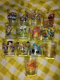 Lotto 13 bicchieri Nutella da collezione 