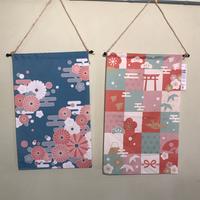 Decorazioni giapponesi da parete con simboli