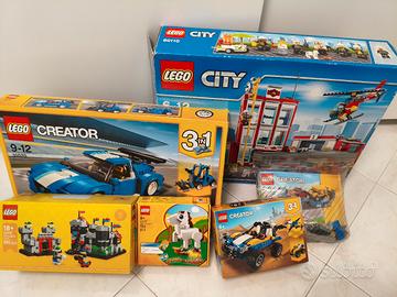 Lotto lego 60110, 31070,31033, 31087, 40779, 40775