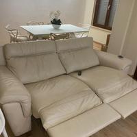 Divano 2 posto in pelle