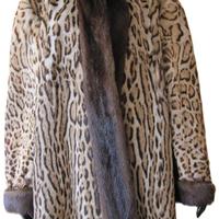 Giaccone Vintage Vera Pelliccia di Leopardo