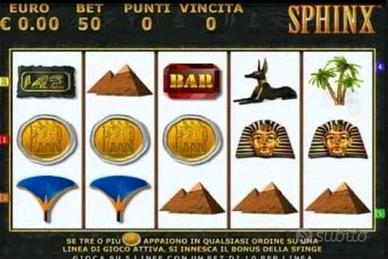 scheda slot machine sphinx comma 6a perfetta