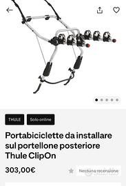 Portabici thule clipon