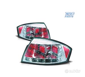 FANALI AUDI TT 98-05 LED FONDO CROMATO