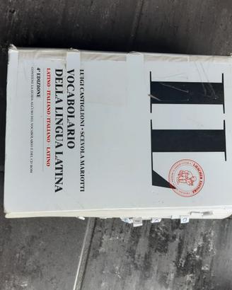 Vocabolario latino castiglioni mariotti