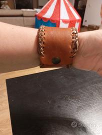 bracciale vera pelle 
