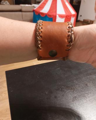 bracciale vera pelle 