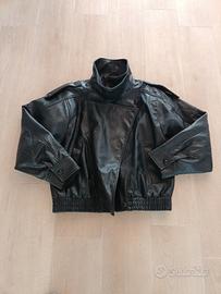 giubbotto ecopelle nero 