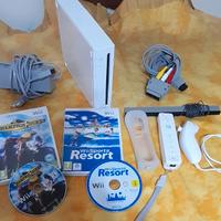 NINTENDO WII CON GIOCHI ,TELECOMANDO e nunchuck 