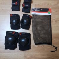 Set 3 protezioni bambino BASIC NERO Oxelo