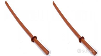 2 Spade in legno Bokken per arti marziali