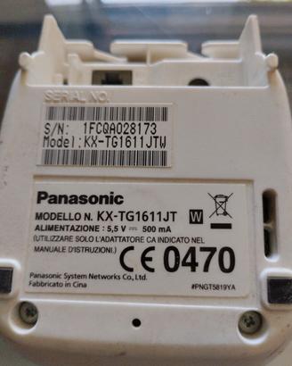 Panasonic modello kx-tg1611jt Nero Bianco