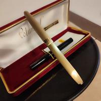 Penna stilografica placcata oro 18 kt