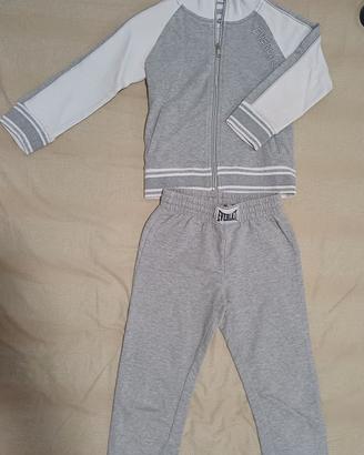 Tuta sport casual bambina Everlest grigia 4 anni 