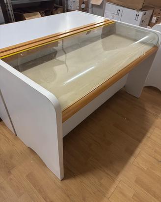 Scrivania bancone e mobiletto