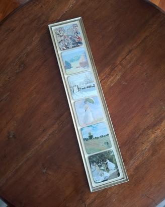 Quadro Opere Monet 71x15 cm con Cornice