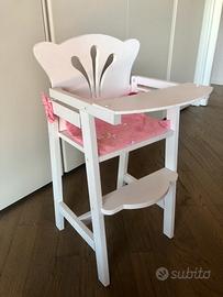 Seggiolone bambole kidkraft in legno