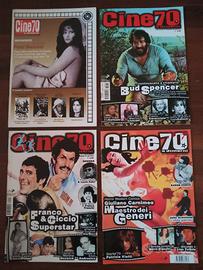 Lotto di 4 fascicoli rivista Cine70 e dintorni