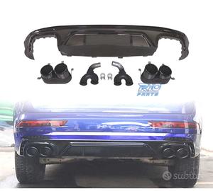 DIFFUSORE AUDI Q5 S LINE 18-20 LOOK SQ5 CON TERMIN